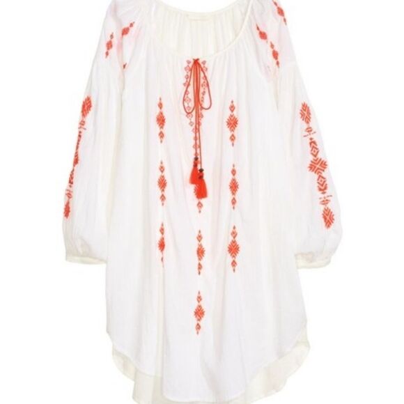 HM embroidered boho tunic dress - Picture 3 of 11